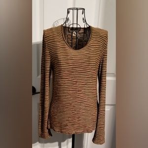 Sigrid Olsen Silk Blend Long Sleeve Sweater - S